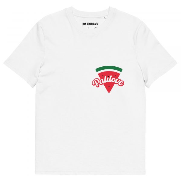 WATERMELON LOVE WHITE Unisex organic cotton t-shirt