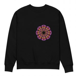Unisex eco sweatshirt Poppies of Palestine Purple