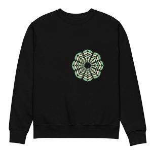 Unisex eco sweatshirt Poppies of Palestine Mint