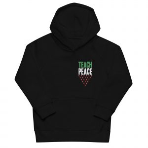 Kids Teach Peace eco hoodie