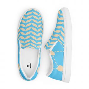 Bro’s slip-on canvas shoes sky blue / natural