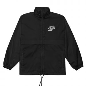 Unisex Pali Love windbreaker Black