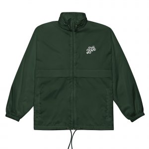 Unisex Pali Love windbreaker Green