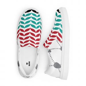 Sister’s slip-on canvas shoes colours of joy