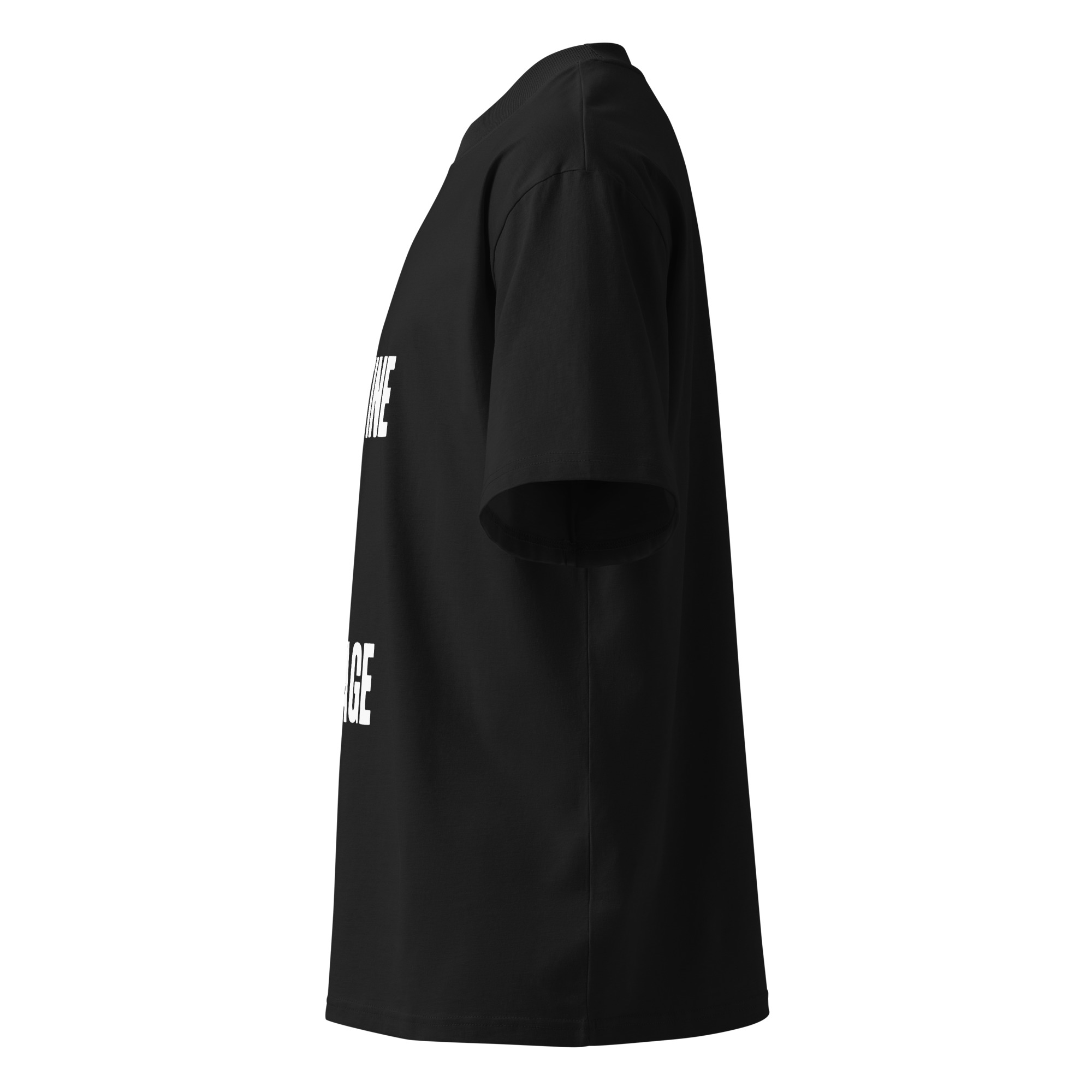 Unisex organic oversized high neck t-shirt - Image 4