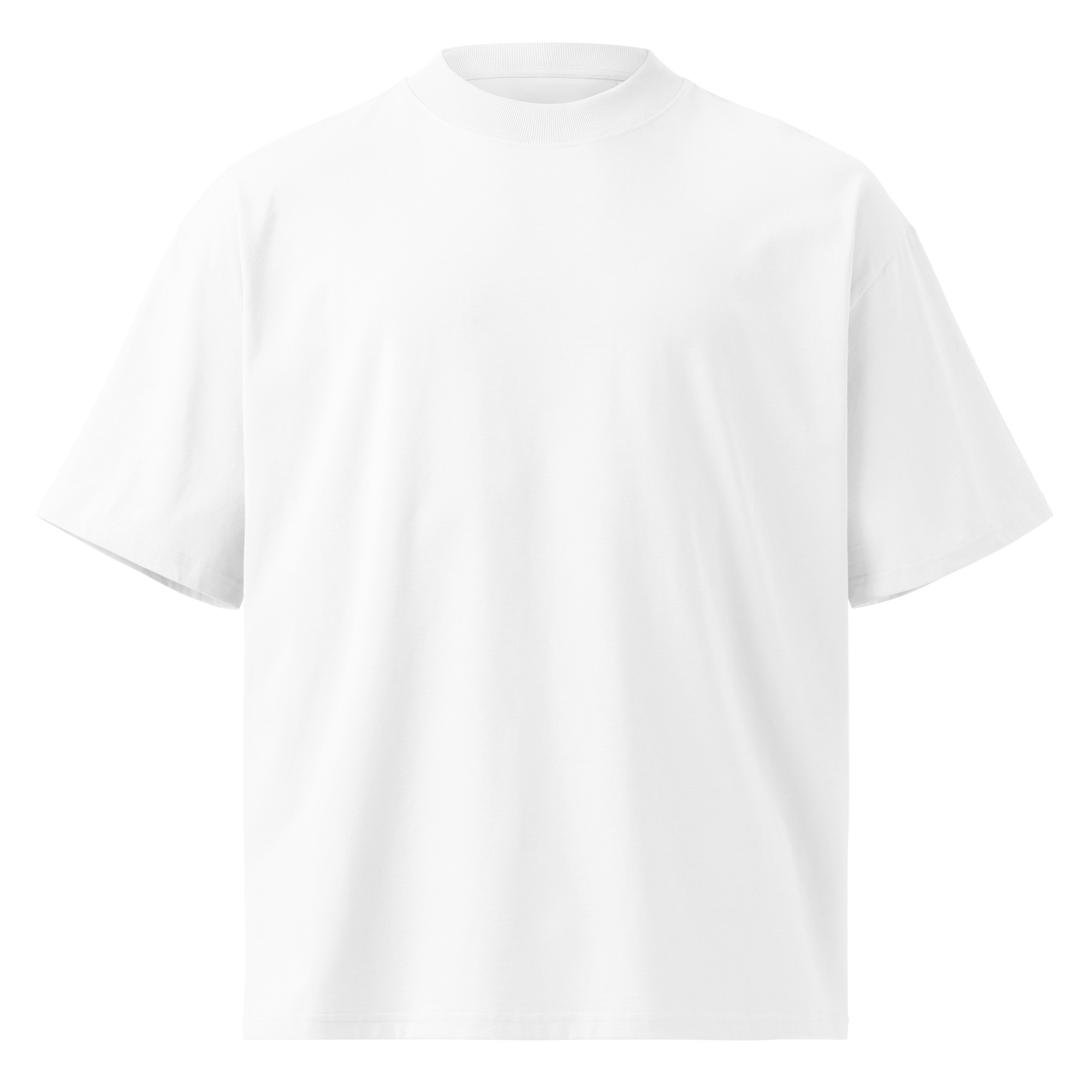 Unisex organic oversized high neck t-shirt - Image 5