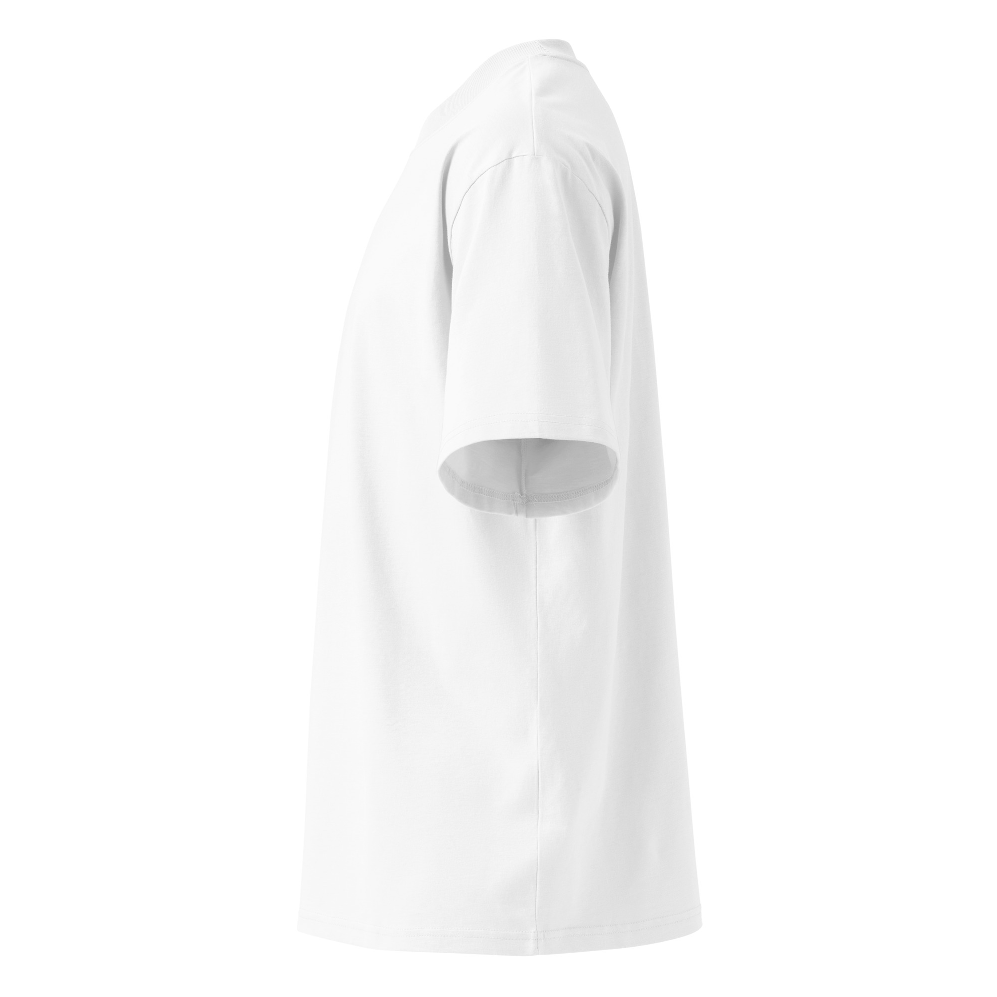 Unisex organic oversized high neck t-shirt - Image 8